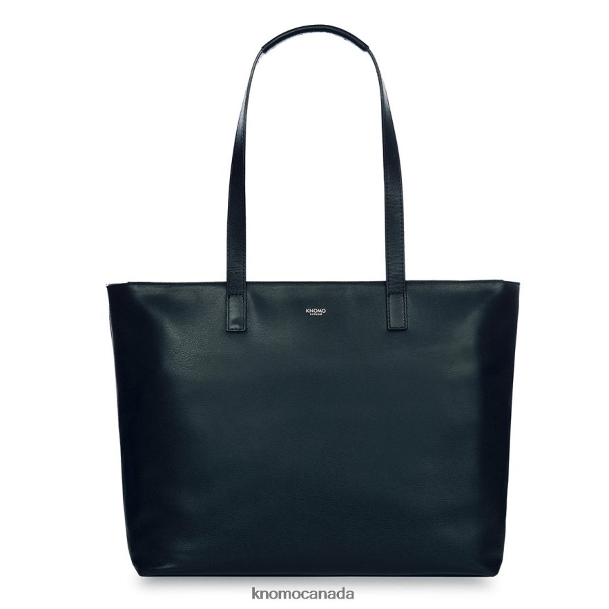Bags CA KNOMO Grosvenor Place 15 Laptop Tote Bag Dark Navy Blazer Silver Hardware 8HRH8N14 8HRH8N14 Canada Practical KNOMO Backpack Quality never goes out of style